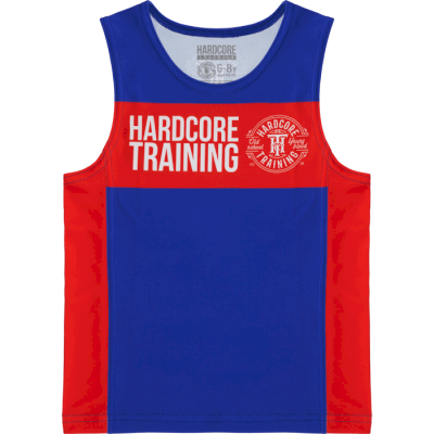 Детская тренировочная майка Hardcore Training Blue/Red