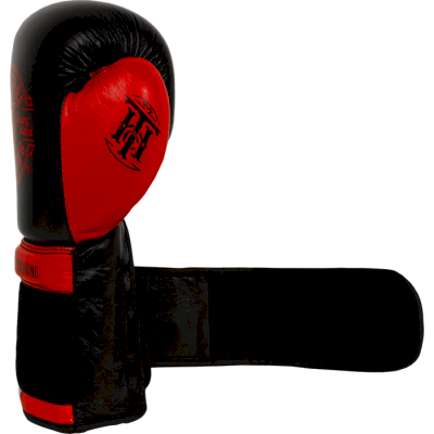 Боксерские перчатки Hardcore Training Premium Black/Red - фото 3