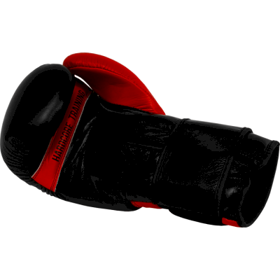 Боксерские перчатки Hardcore Training Premium Black/Red - фото 4