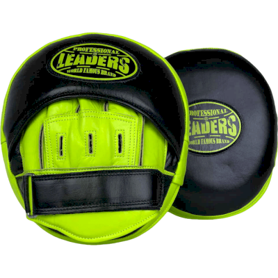 Боксерские тактические лапы Leaders Big-Air Black/Green