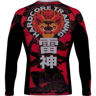 Рашгард Hardcore Training Raijin Black/Red LS - фото 1