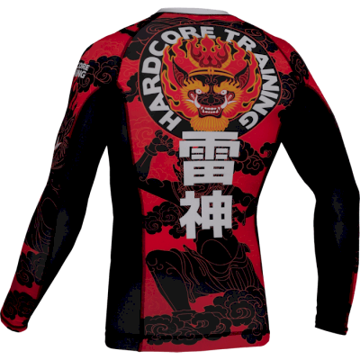 Рашгард Hardcore Training Raijin Black/Red LS - фото 2