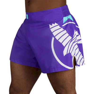 Шорты Hayabusa Icon Kickboxing Purple/White