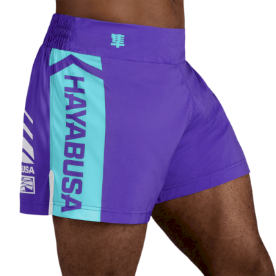 Шорты Hayabusa Icon Kickboxing Purple/White - фото 1