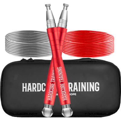 Скакалка Hardcore Training Premium Red