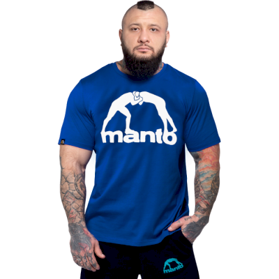 Футболка Manto Logo Vibe Blue