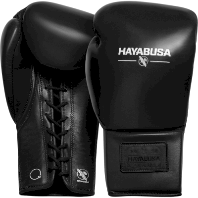 Перчатки на шнурках Hayabusa Pro Lace Boxing Gloves Black