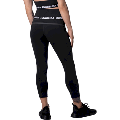 Женские леггинсы Hayabusa High Rise 3/4 Leggings Black - фото 1