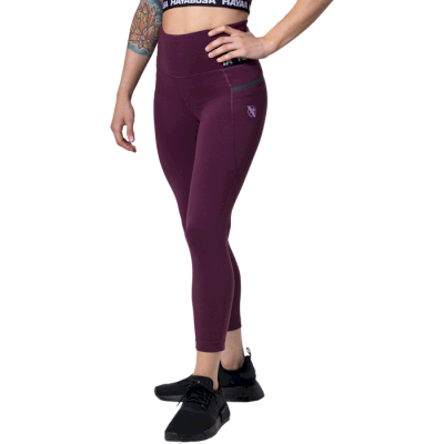 Женские леггинсы Hayabusa High Rise 3/4 Leggings Wine