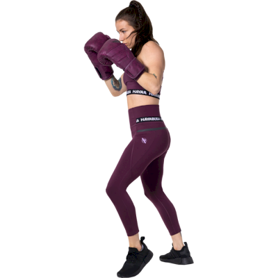 Женские леггинсы Hayabusa High Rise 3/4 Leggings Wine - фото 3