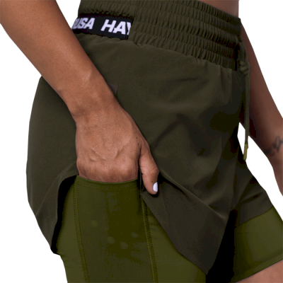 Женские шорты Hayabusa Mid Rise Layered Shorts - фото 2