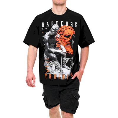 Футболка Hardcore Training Hellenic Heritage 2.0 Black Oversized Fit - фото 2