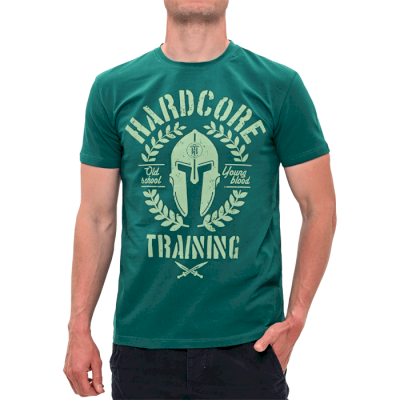 Футболка Hardcore Training Helmet Emerald - фото 3