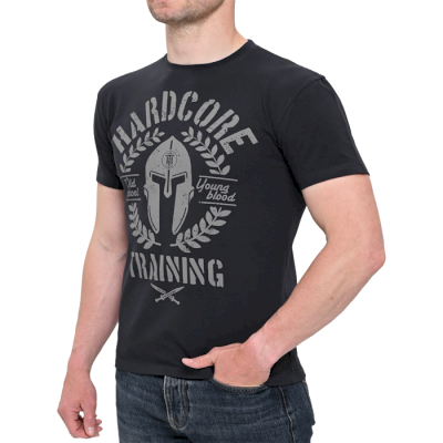 Футболка Hardcore Training Helmet Slate Gray - фото 3