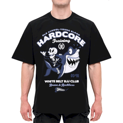 Футболка Hardcore Training Great White Black Oversized Fit - фото 3