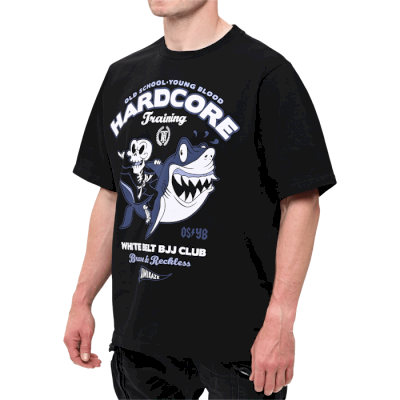 Футболка Hardcore Training Great White Black Oversized Fit - фото 4