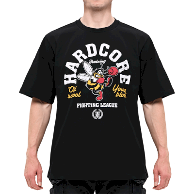 Футболка Hardcore Training Fighting League Black Oversized Fit - фото 3