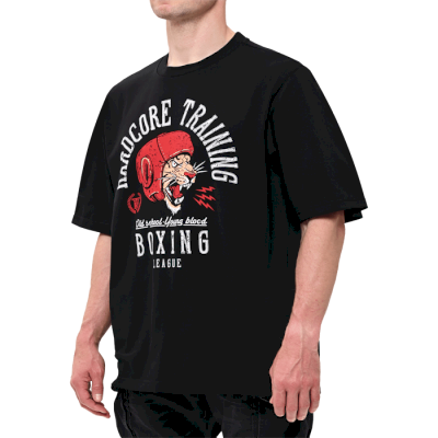 Футболка Hardcore Training Boxing League Black Oversized Fit - фото 4