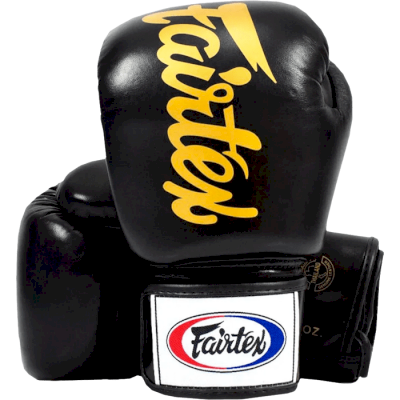 Боксерские перчатки Fairtex BGV19 Tight Fit Deluxe Black