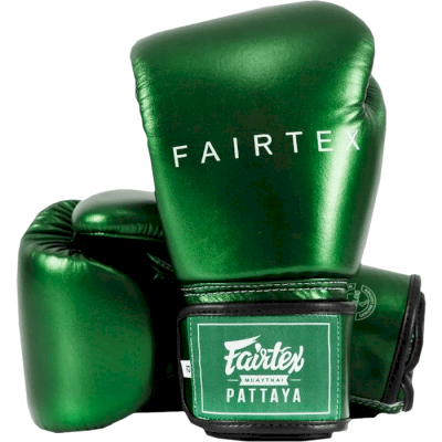 Боксерские перчатки Fairtex BGV22 Metallic Green