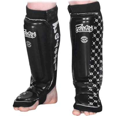 Защита голени Fairtex SP6 Solid Black - фото 1