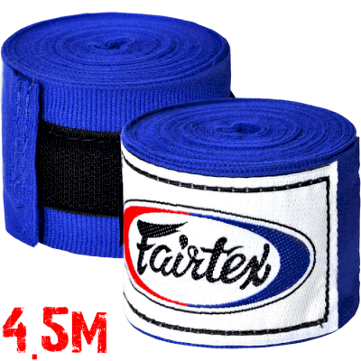 Боксёрские бинты Fairtex Blue 4.5 м - фото 1