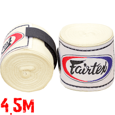 Боксерские бинты Fairtex White 4.5м