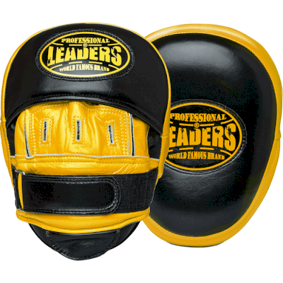 Боксерские лапы Leaders Curved Bumblebee