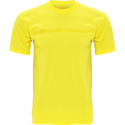 Футболка Hardcore Training Basic Light Yellow - фото 1