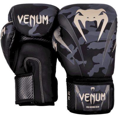 Боксерские перчатки Venum Impact Dark Camo/Sand