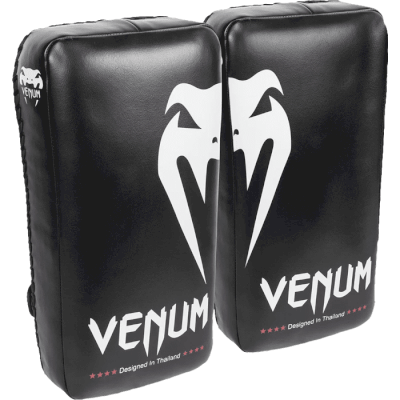 Тайпэды Venum Giant Kick Pads Black/Ice - фото 1