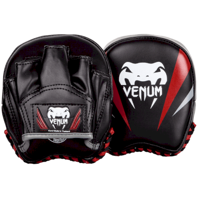 Тренерские скоростные лапы Venum Elite Mini Focus Mitts Black