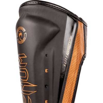 ММА шингарды Venum Elite Evo Black/Bronze - фото 1