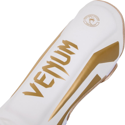 Защита Голени Venum Elite White/Gold - фото 1