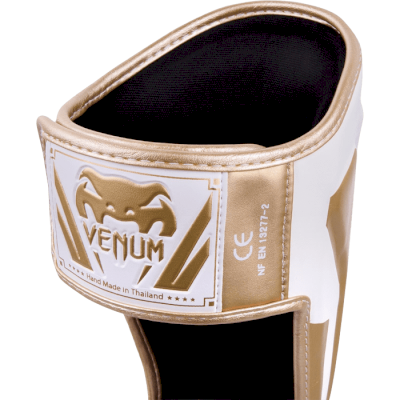 Защита Голени Venum Elite White/Gold - фото 2