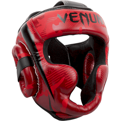 Боксерский шлем Venum Elite Red Camo