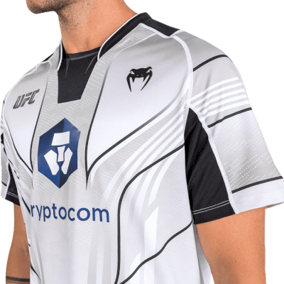 Тренировочная футболка Venum UFC Authentic Fight Night 2.0 Walkout Jersey White - фото 3