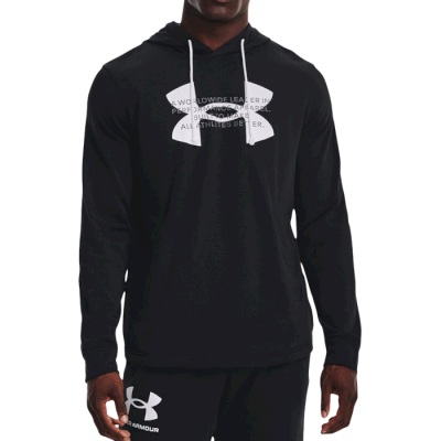 Худи Under Armour Rival Terry Logo Hoodie-BLK 1373382-001