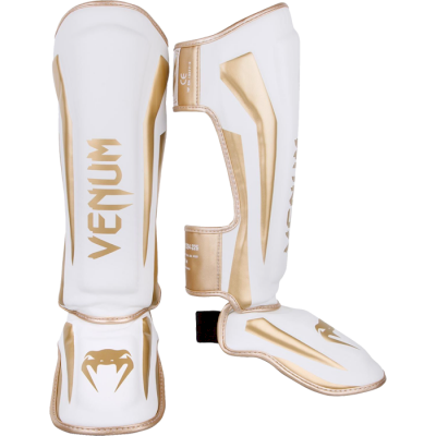 Защита Голени Venum Elite White/Gold