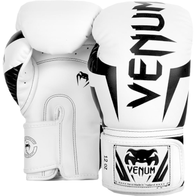 Боксерские перчатки Venum Elite White/Black