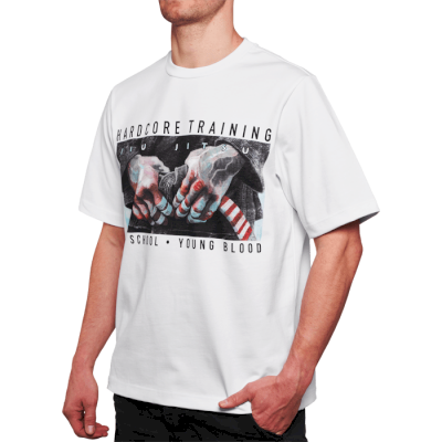 Футболка Hardcore Training Triumph White Oversized Fit - фото 2