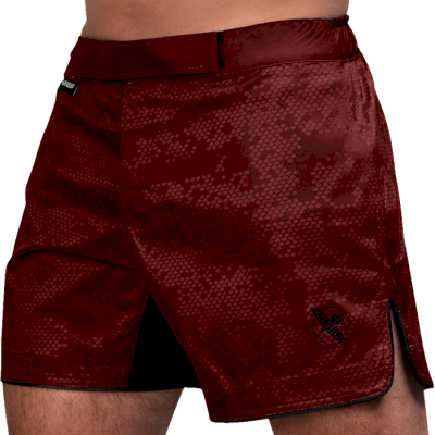 Шорты Hayabusa Hex Mid-Length Burgundy - фото 1