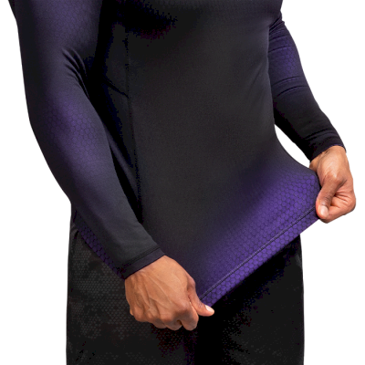 Рашгард Hayabusa Fusion LS Black/Purple - фото 4