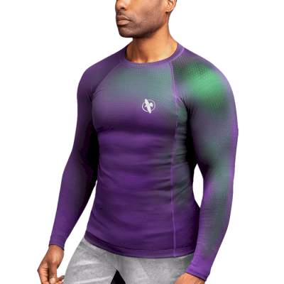 Рашгард Hayabusa Fusion LS Purple/Green