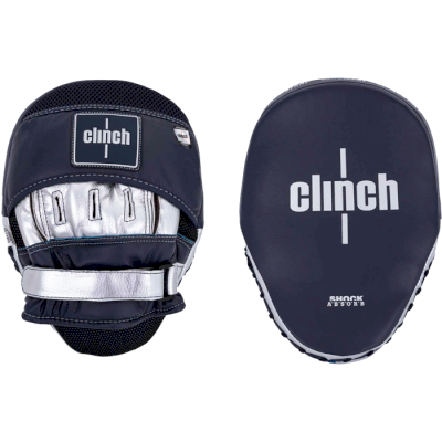 Лапы Clinch Shock Absorb Mitt темносине-серебристые