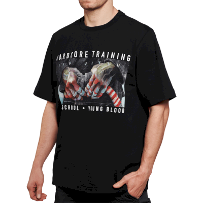 Футболка Hardcore Training Triumph Black Oversized Fit - фото 3