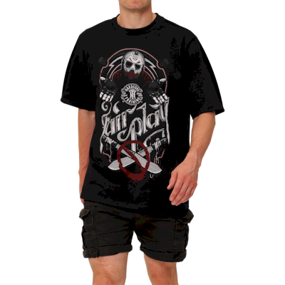 Футболка Hardcore Training Fair Play Black Oversized Fit - фото 5