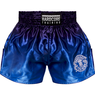 Шорты для тайского бокса Hardcore Training Gradient Blue - фото 1