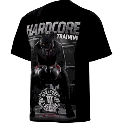 Футболка Hardcore Training х Ground Shark The Moment of Truth Black Oversized Fit