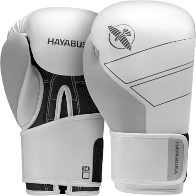 Боксерские перчатки Hayabusa S4 Leather Boxing Gloves White